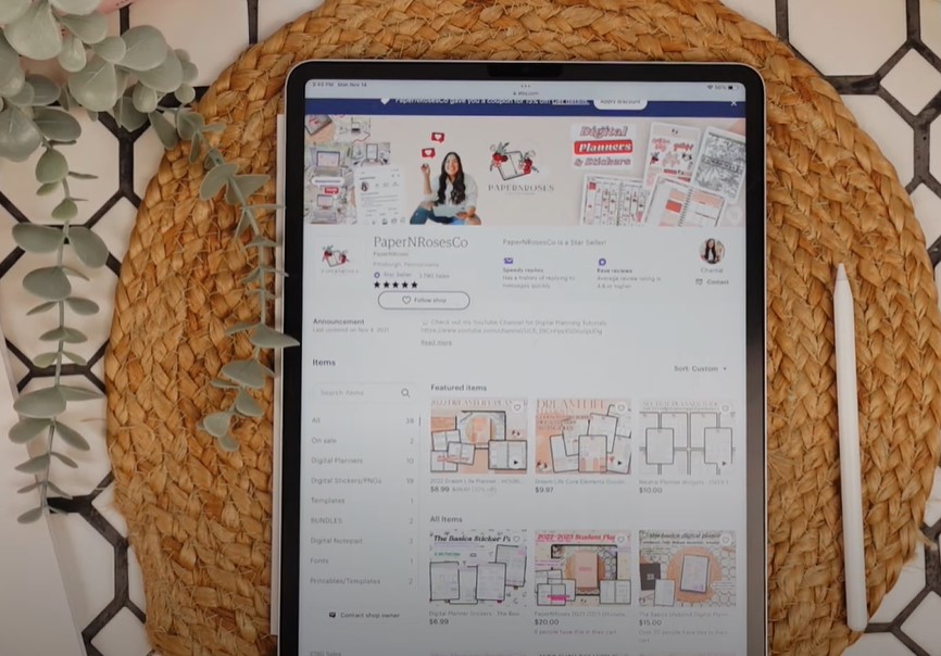 How To Make A Digital Planner To Sell On Etsy