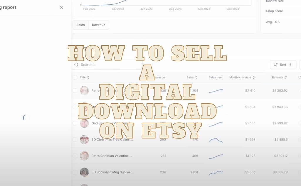 How to Sell a Digital Download on Etsy