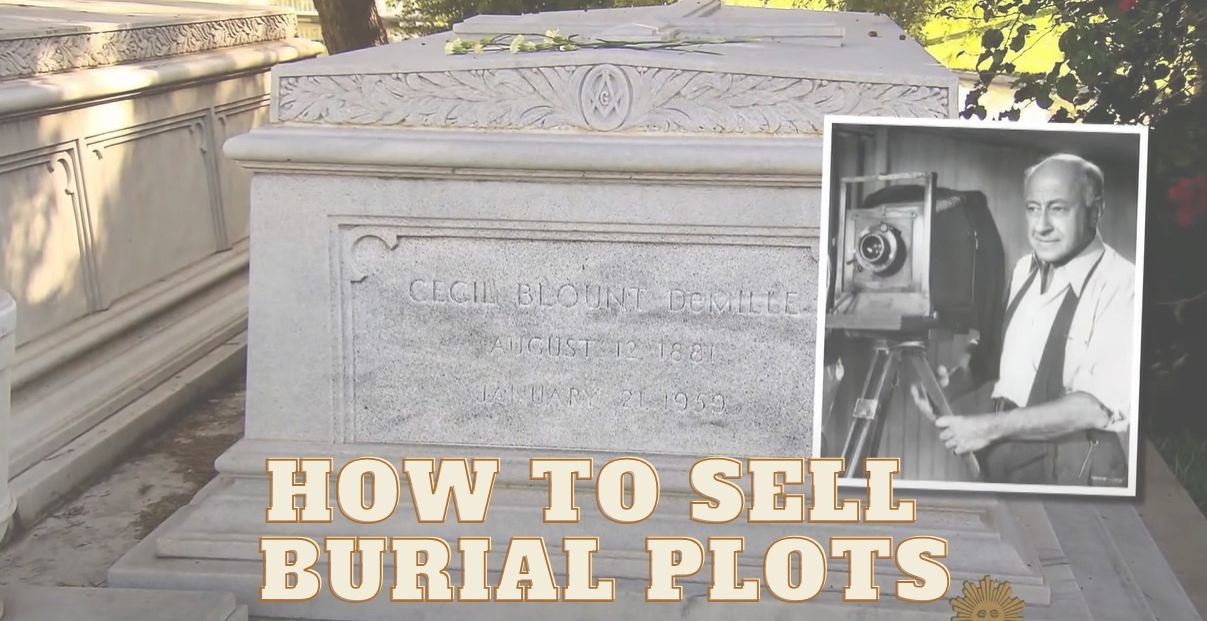 how to sell burial plots