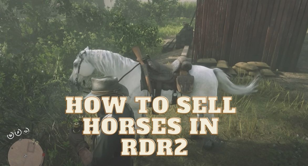 how to sell horses in rdr2