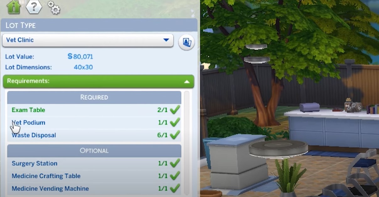 how to sell vet clinic Sims 4 easily