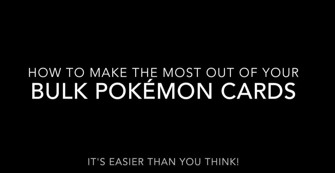 How to Sell Bulk Pokemon Cards